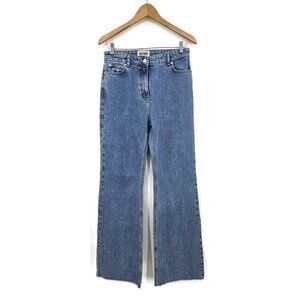 New Moschino Jeans Womens 29 Blue High Rise Straight Leg Mo5ch1no